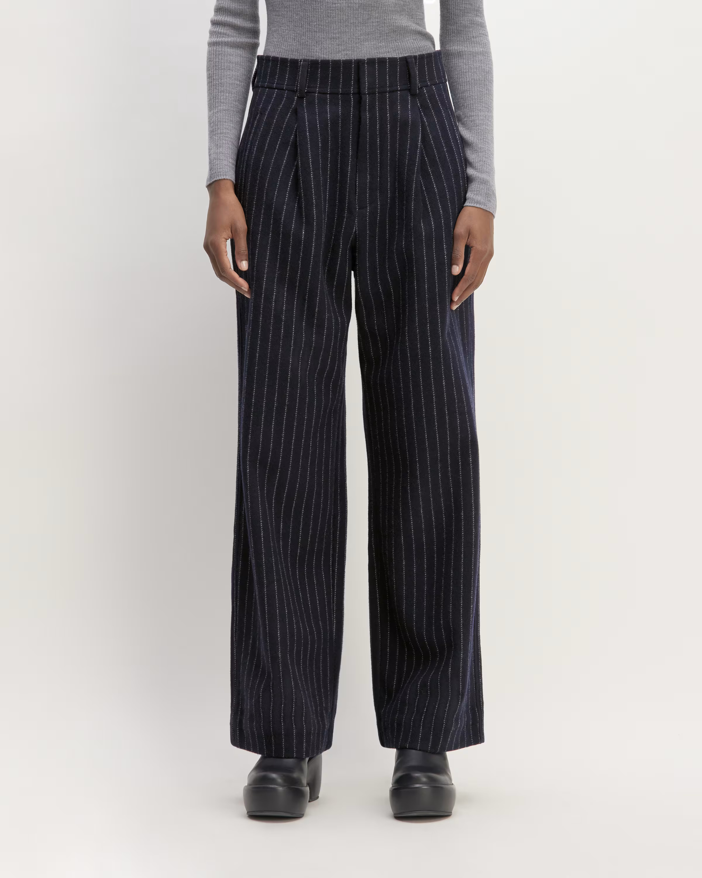 The ReWool® Way-High Drape Pant | Everlane