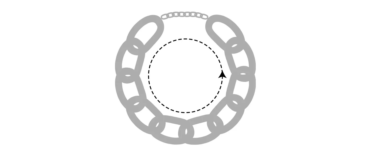 Sterling silver-plated bracelet | UNOde50