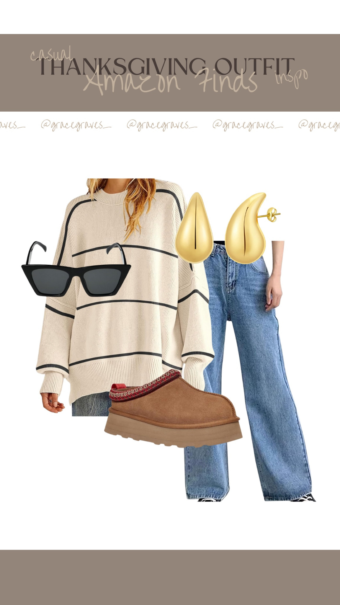 A simple, casual, and affordable thanksgiving outfit idea— perfect for lounging around, cooking, watching football, eating, or sitting by the fire AND cute enough for an Instagram picture  

#LTKparties #LTKHoliday #LTKSeasonal
