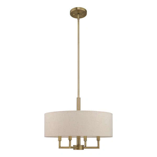 Flaire 4 - Light Dimmable Drum Chandelier | Wayfair North America