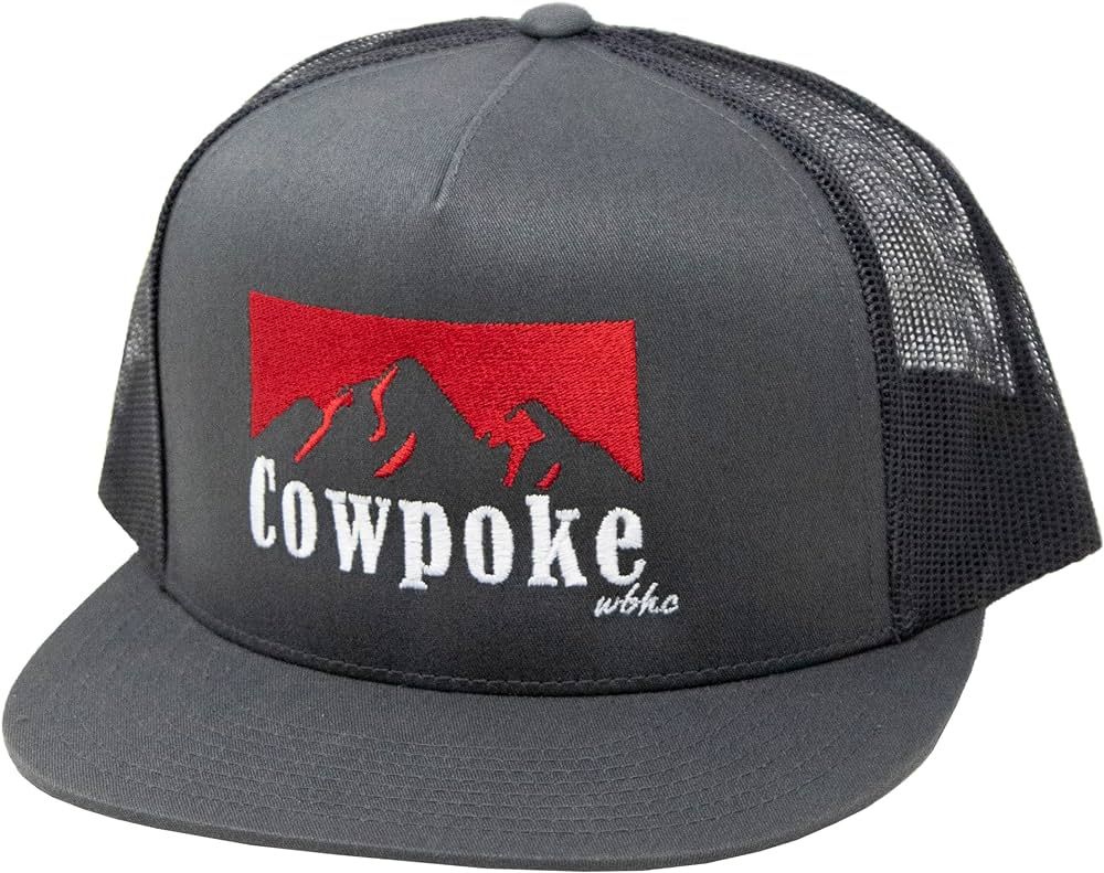Whiskey Bent Hat Company Authentic 5-Panel Snapback Trucker Hat - Cowboy Killer 2.0 Cowpoke Embroidered Logo | Amazon (US)