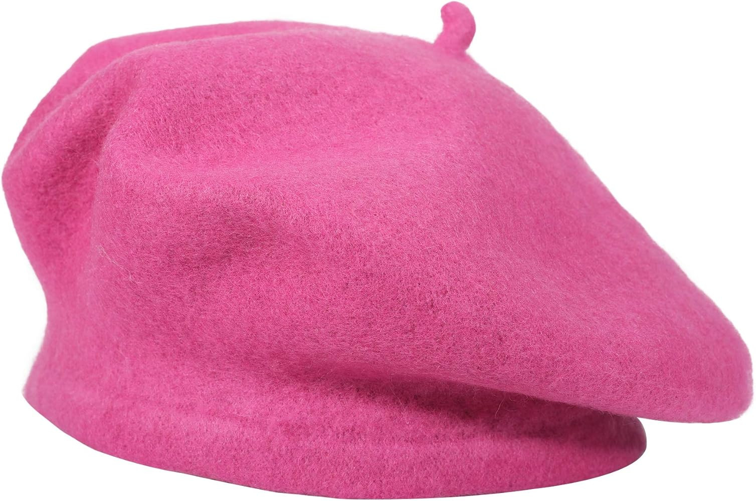 ZLYC Wool French Beret Hat Solid Color Beret Cap for Women Girls | Amazon (US)