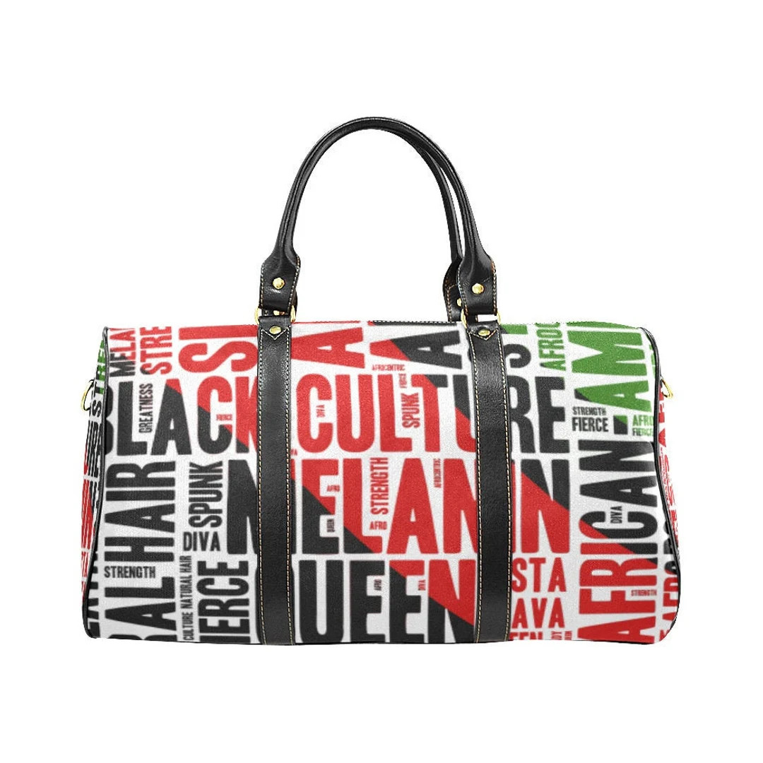 Melanin Queen Travel Bag Afrocentric Bag African American - Etsy | Etsy (US)