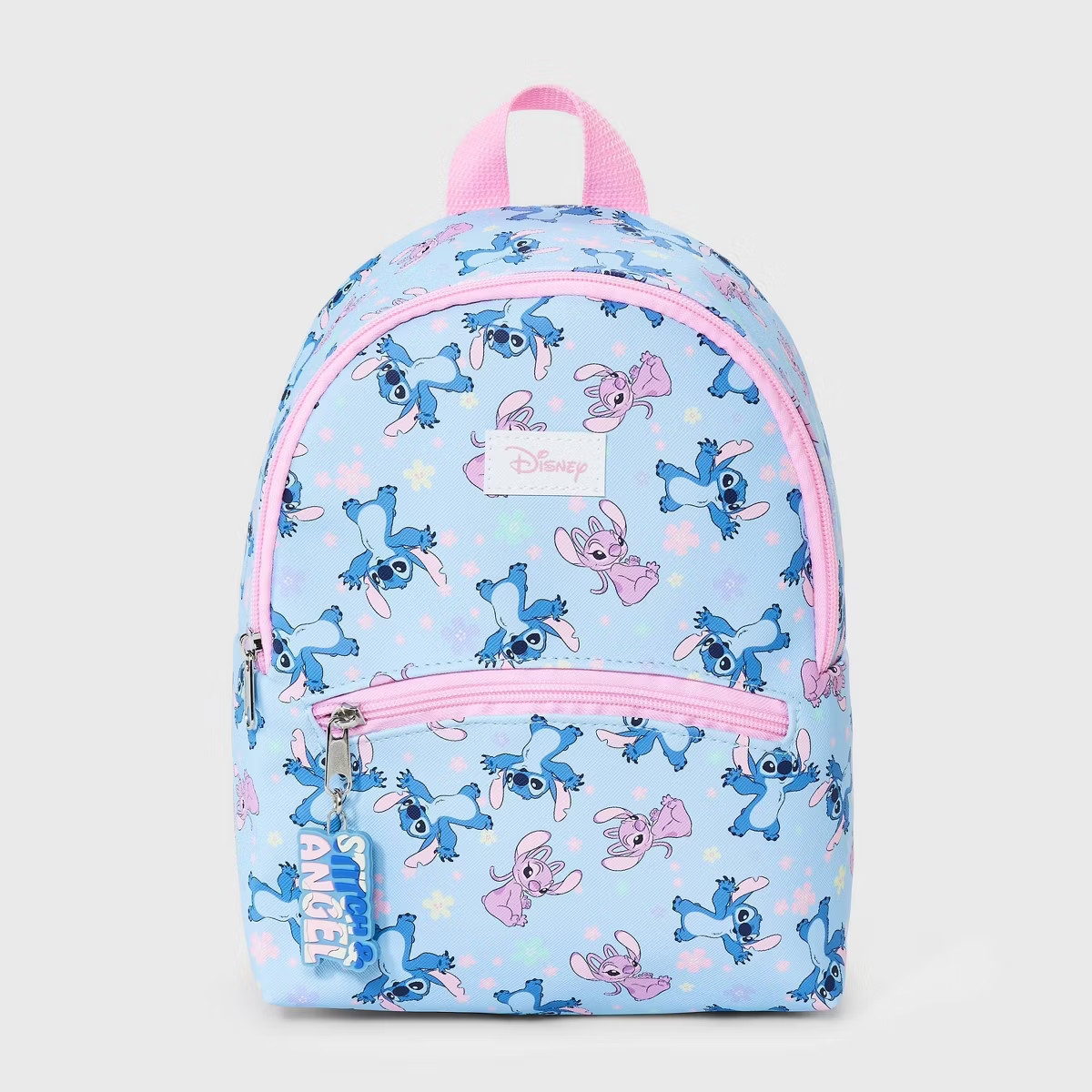 Kids' Stitch & Angel 11" Mini Backpack - Blue | Target