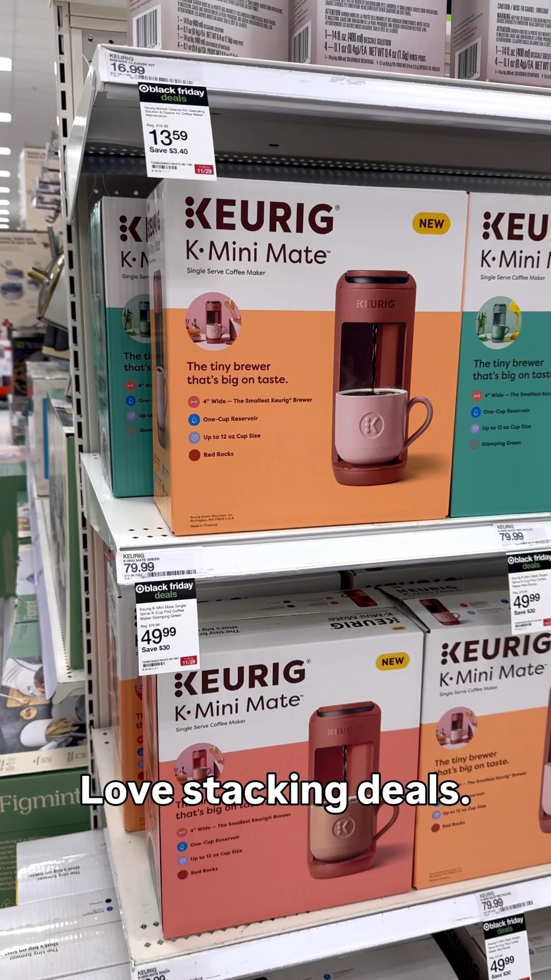 Yes I love stacking sales with deal promos to save even more if you need a new Keurig mini now the time $40 .. make sure to follow me to see more deals and shop with me 

#LTKGiftGuide #LTKCyberWeek #LTKHoliday