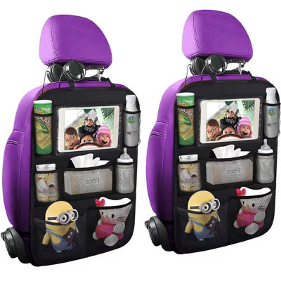 Backseat Organizer, Back Seat Mats, Storage Bag, Tablet Holder for Kids, Toddlers Car Seats, Travel Accessories, Road Trip Essentials, 2 Packs | Target