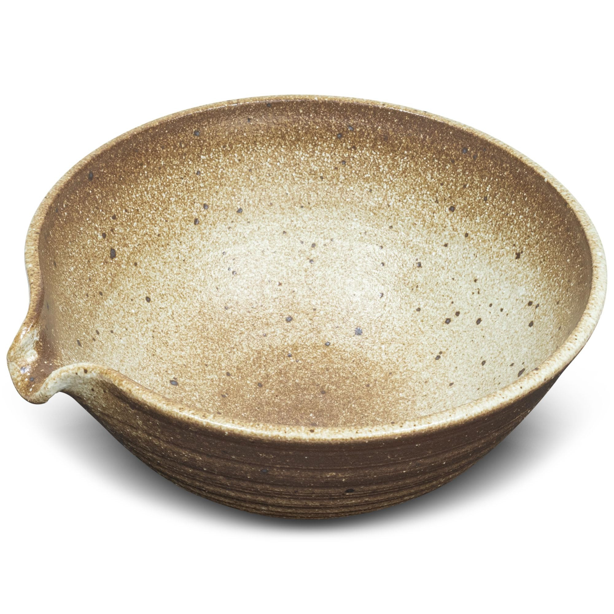 ELITEA Matcha Green Tea Bowl Chawan with Spout Pottery Clay Large | Amazon (US)