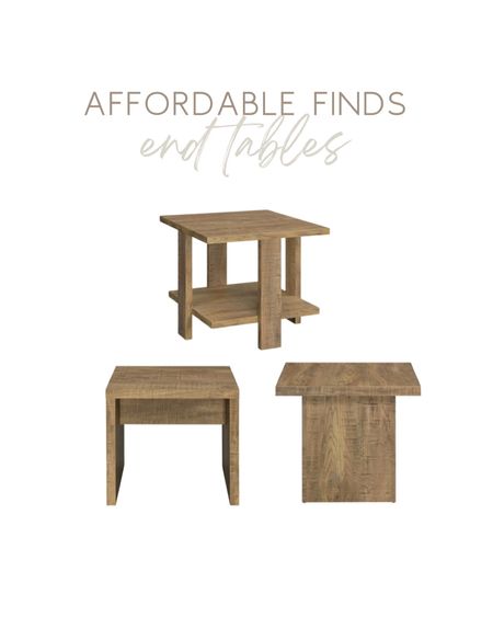 Nice size end tables! They have matching coffee tables too!

Living room furniture, table sets, coffee table, end table, side tables, home decor, home design, affordable home decor

#LTKsalealert #LTKhome