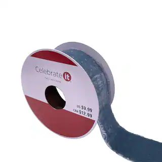 1.5" x 2yd. Velvet Frayed Edge Ribbon by Celebrate It™ Fall | Michaels Stores