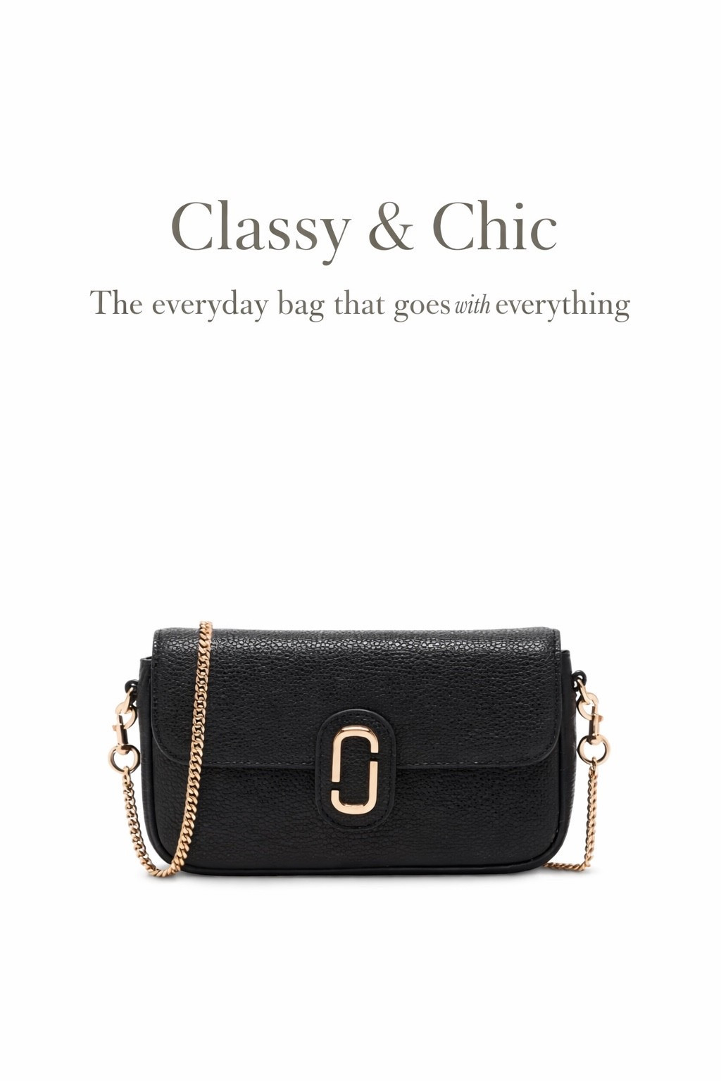 This is the kind of everyday black bag that quietly upgrades everything — and it’s even better on sale.

A clean, structured mini crossbody in black is one of those wardrobe staples you end up reaching for constantly. It works with monochrome outfits, casual looks, travel days, and evenings out without ever feeling overdone. The gold hardware adds polish, while the compact shape keeps it effortless.

What I love about this one is how functional it is for real life — enough room for essentials, built-in card slots so you don’t need a full wallet, and a removable chain strap so you can switch between crossbody and shoulder carry.

This is a smart cost-per-wear buy, especially at a reduced price.

Why it works:
• Structured but not bulky
• Secure magnetic closure
• Interior card slots = no wallet needed
• Classic black that never dates
• Easy day-to-night versatility

3 Ways to Wear It:
	1.	Everyday errands: Crossbody with an all-black outfit and sneakers — hands-free and polished.
	2.	Travel & city days: Worn crossbody with a jacket or coat for streamlined, secure styling.
	3.	Evening casual: Remove the strap and carry as a mini shoulder bag or clutch with heels or boots.

This is one of those pieces that blends seamlessly into a capsule wardrobe — timeless, practical, and endlessly wearable. black mini crossbody bag, designer crossbody bag sale, everyday black handbag, capsule wardrobe bag, structured mini bag women, versatile black purse, designer handbag on s

#LTKWorkwear #LTKootd #LTKSaleAlert
