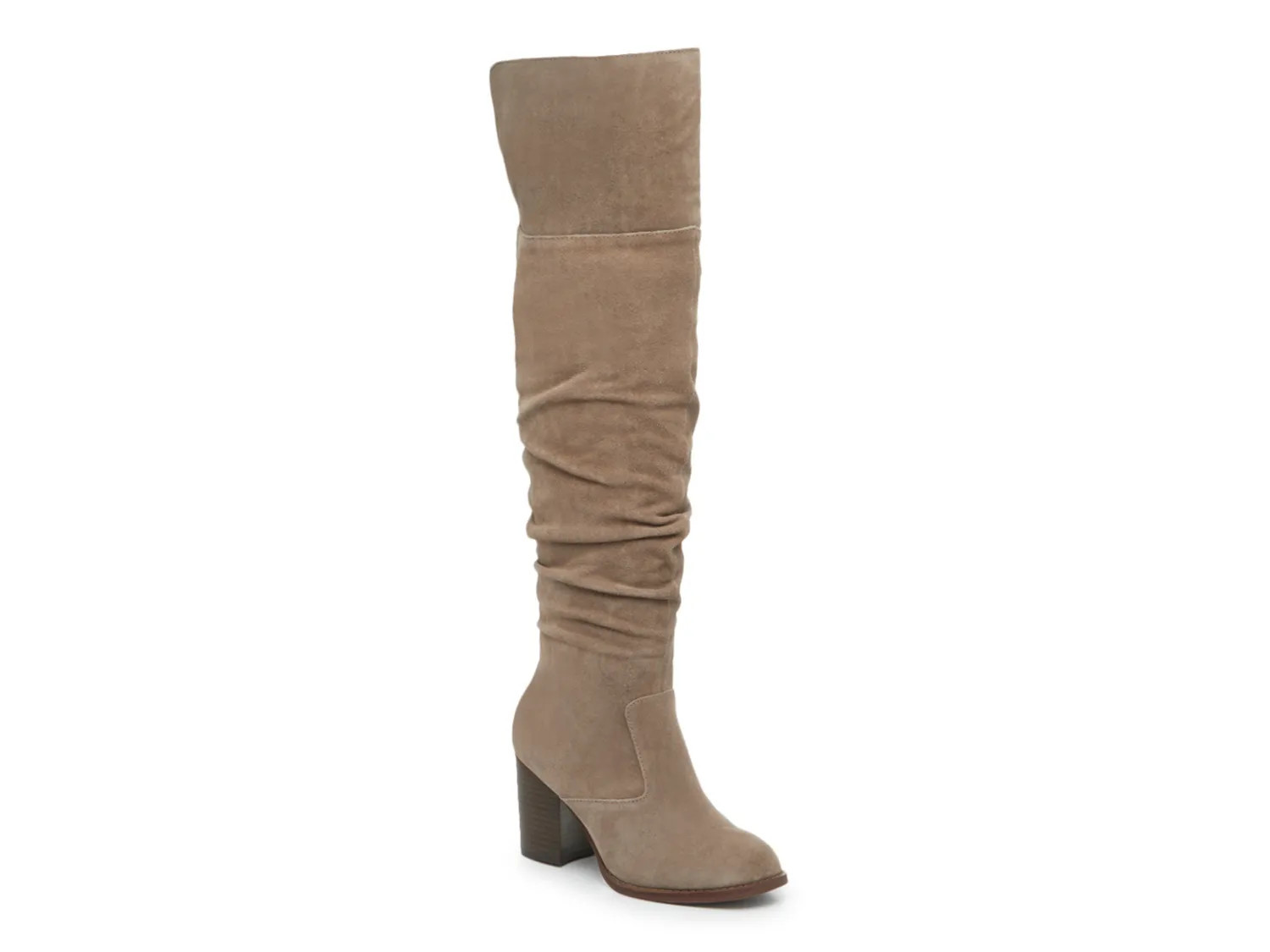 Crown Vintage Wide Width Gio Wide Calf OvertheKnee Boot | Women's | Grey | Size 6 | Boots | DSW