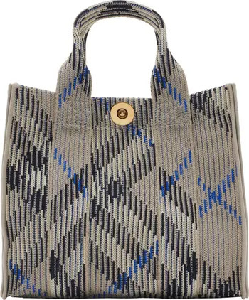Mini Check Knitted Tote | Nordstrom