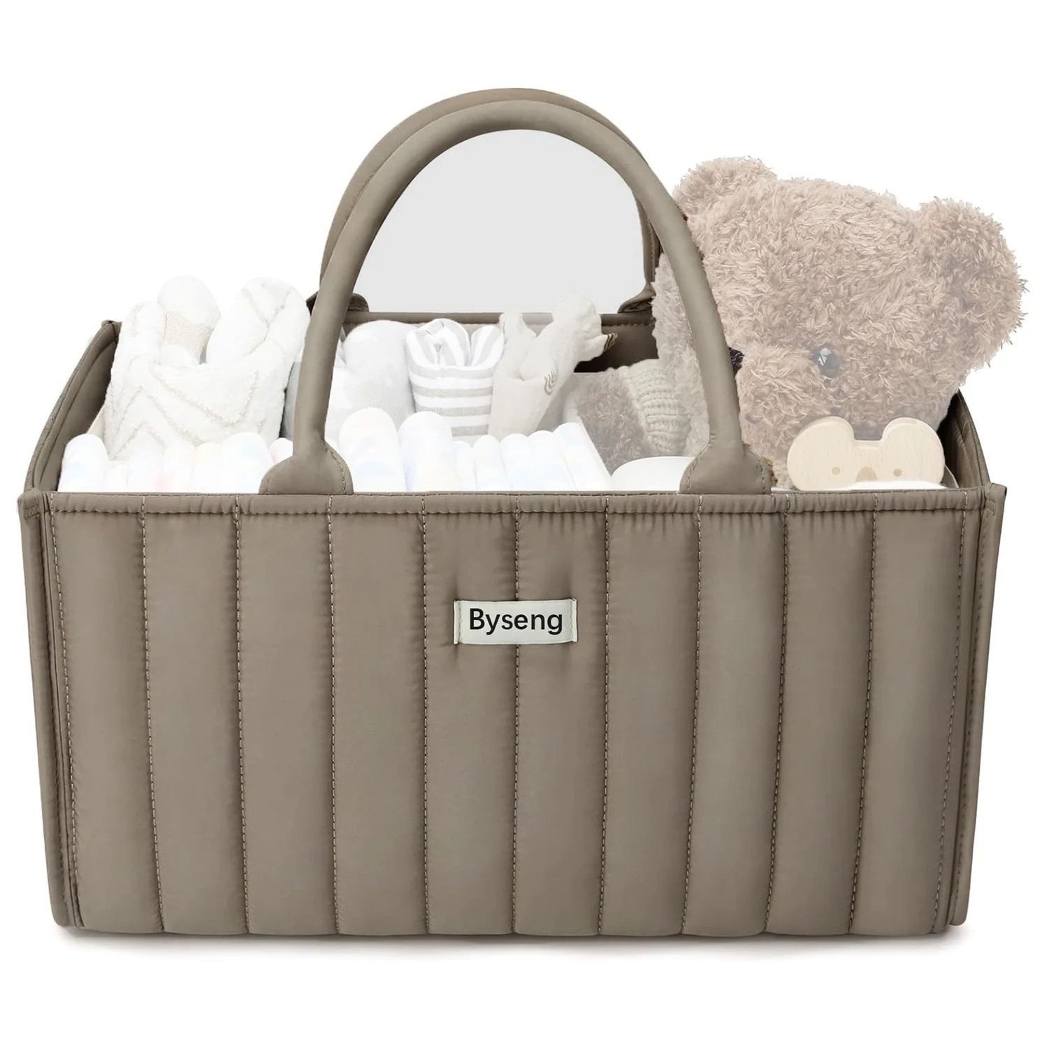 Byseng Baby Diaper Caddy Organizer, Portable Stylish Nursery Storage Basket, Newborn Essentials, ... | Walmart (US)