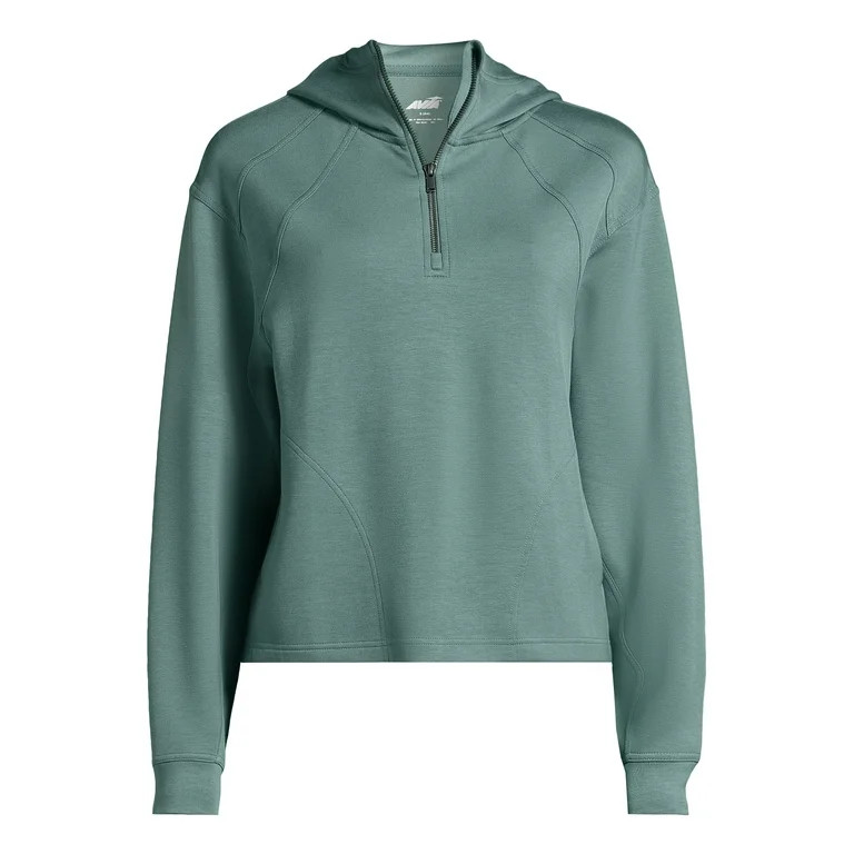 Avia Women's Seamed Quarter Zip Hoodie, Sizes XS-XXXL | Walmart (US)