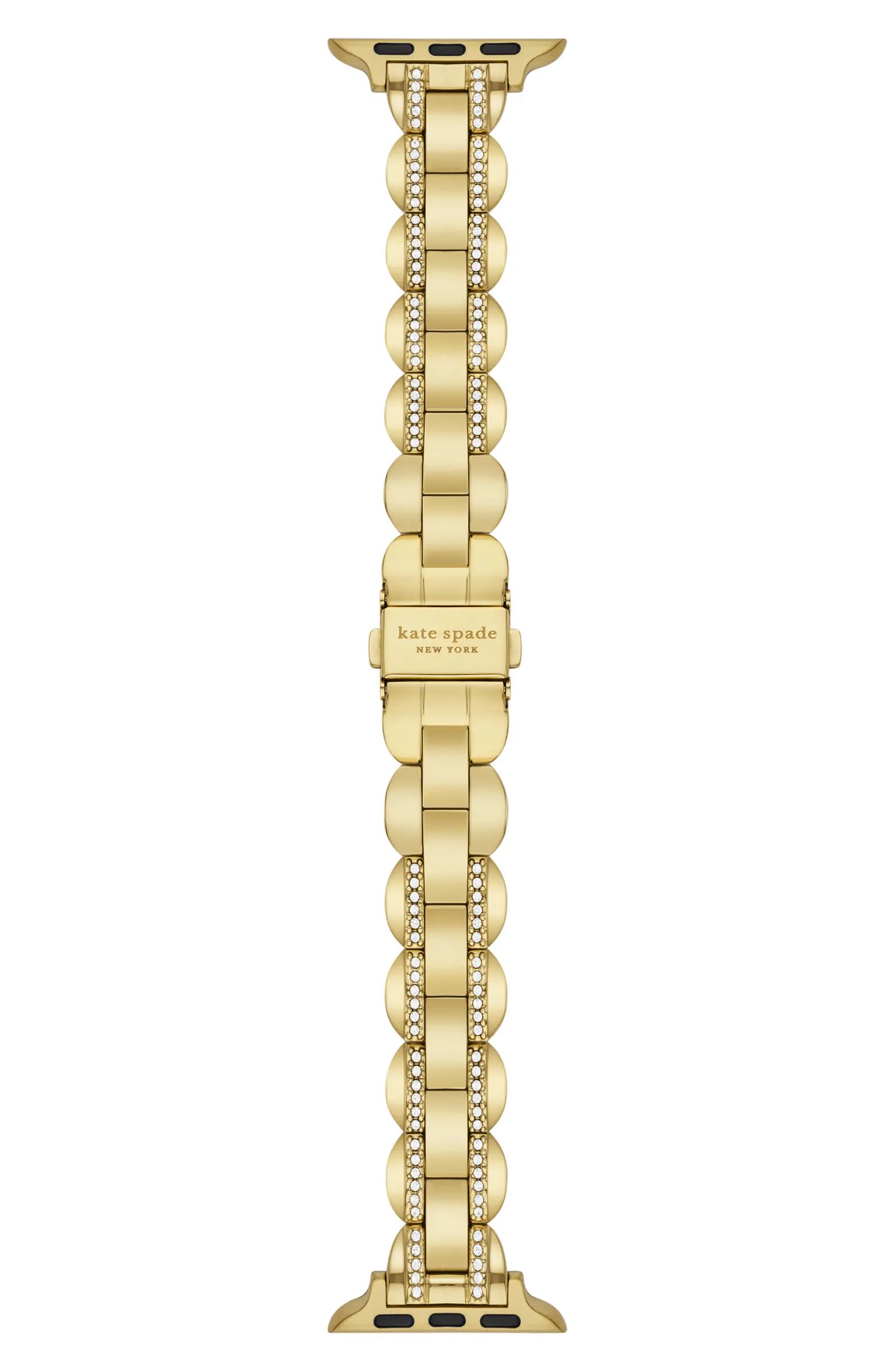scallop 16mm Apple Watch® pavé bracelet watchband | Nordstrom