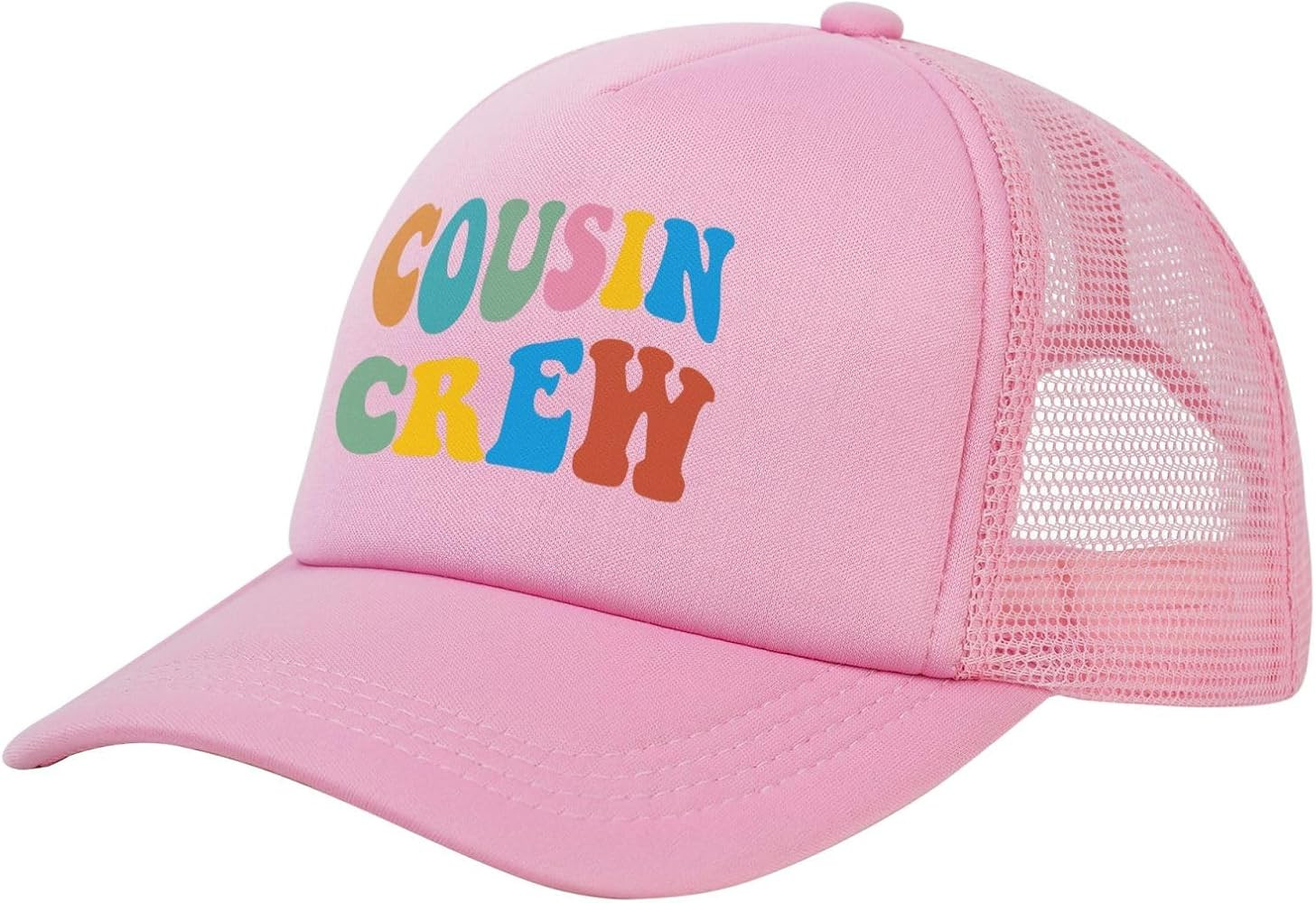 Cousin Crew Cap Funny Women Men Trip Matching Mesh Trucker Hat | Amazon (US)
