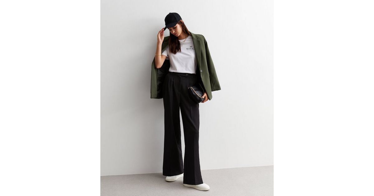 Black Wide Leg Trousers
						
						Add to Saved Items
						Remove from Saved Items | New Look (UK)