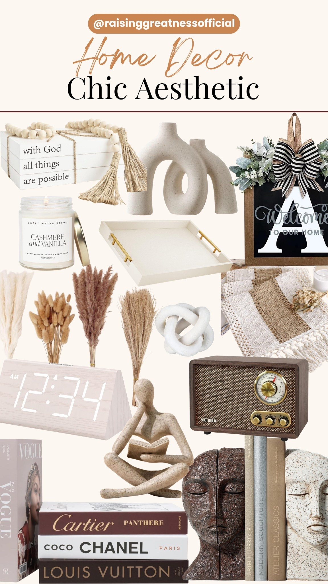 Create a calm, elevated home with these chic decor finds. Timeless pieces that bring warmth, texture, and effortless style to any space while keeping things cozy and livable.

#HomeDecorInspo #ChicHome #CozyAesthetic #InteriorStyling #AmazonHomeFinds #ModernLiving

#LTKSaleAlert #LTKGiftGuide #LTKHome