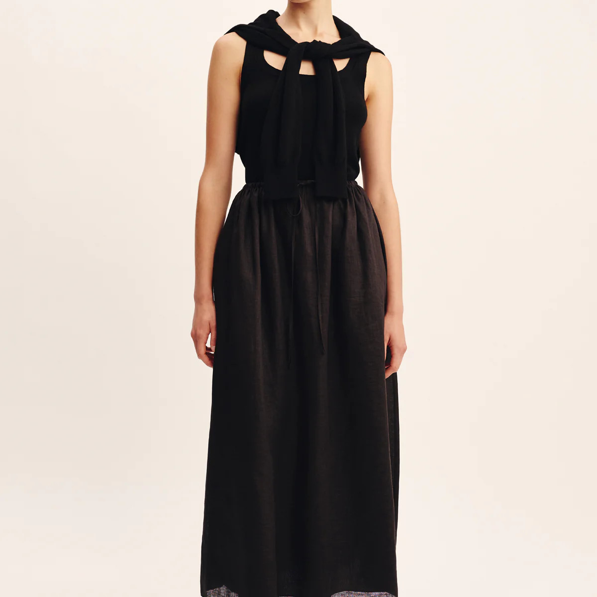 GINNY SKIRT - BLACK | POSSE (US)