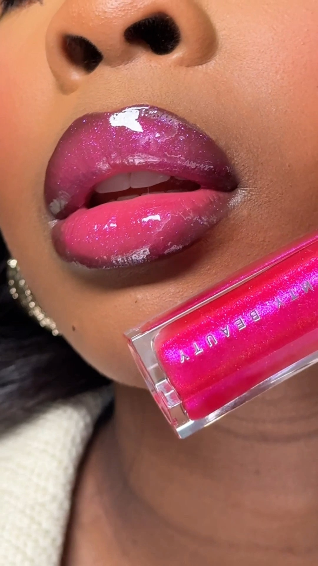 Hot pink lip combo ✨🫦