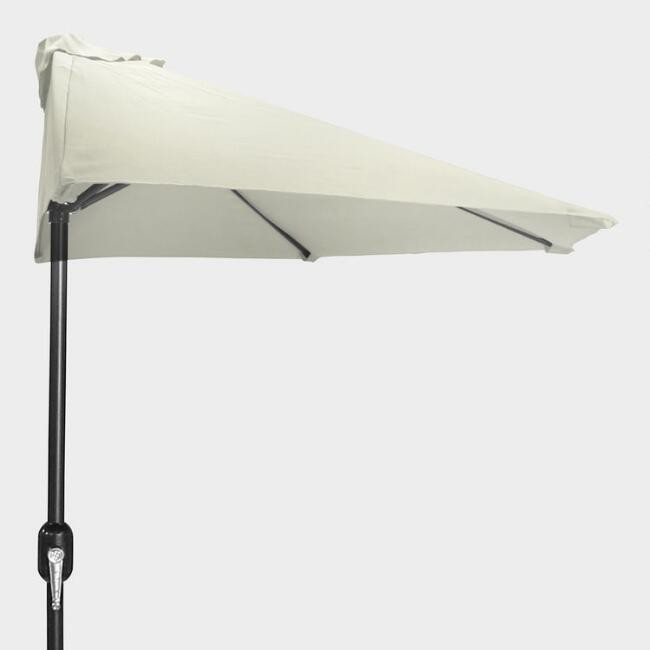 Natural Patio Half Umbrella | World Market