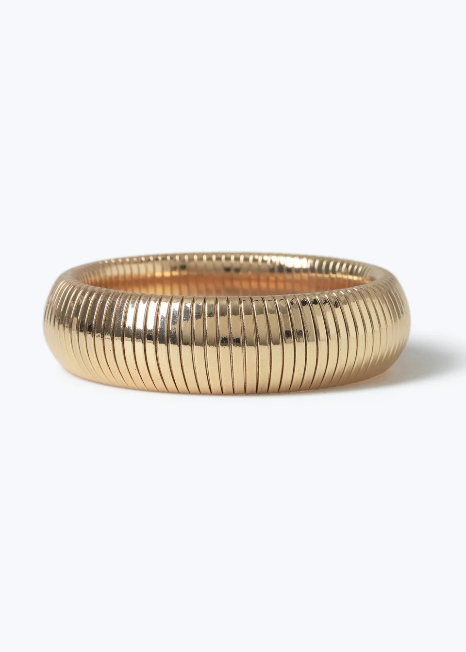 Muse Gold Ridged Watch Strap Bangle | Matalan (UK)