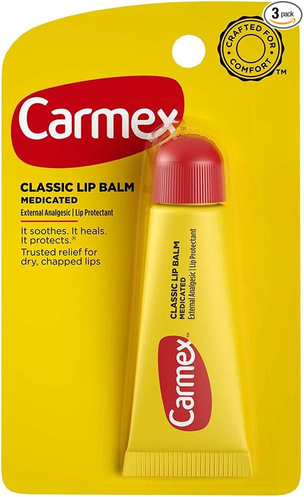 Carmex Classic Lip Balm, 0.35 Ounce (Pack of 3) | Amazon (US)