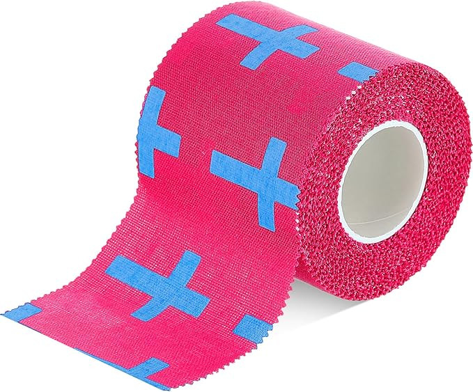 TrelaCo 1 Pcs Wrist Tape Baseball Cross Athletic 2in x 23ft Cotton Cross Wrist Tape Serrated Edge... | Amazon (US)