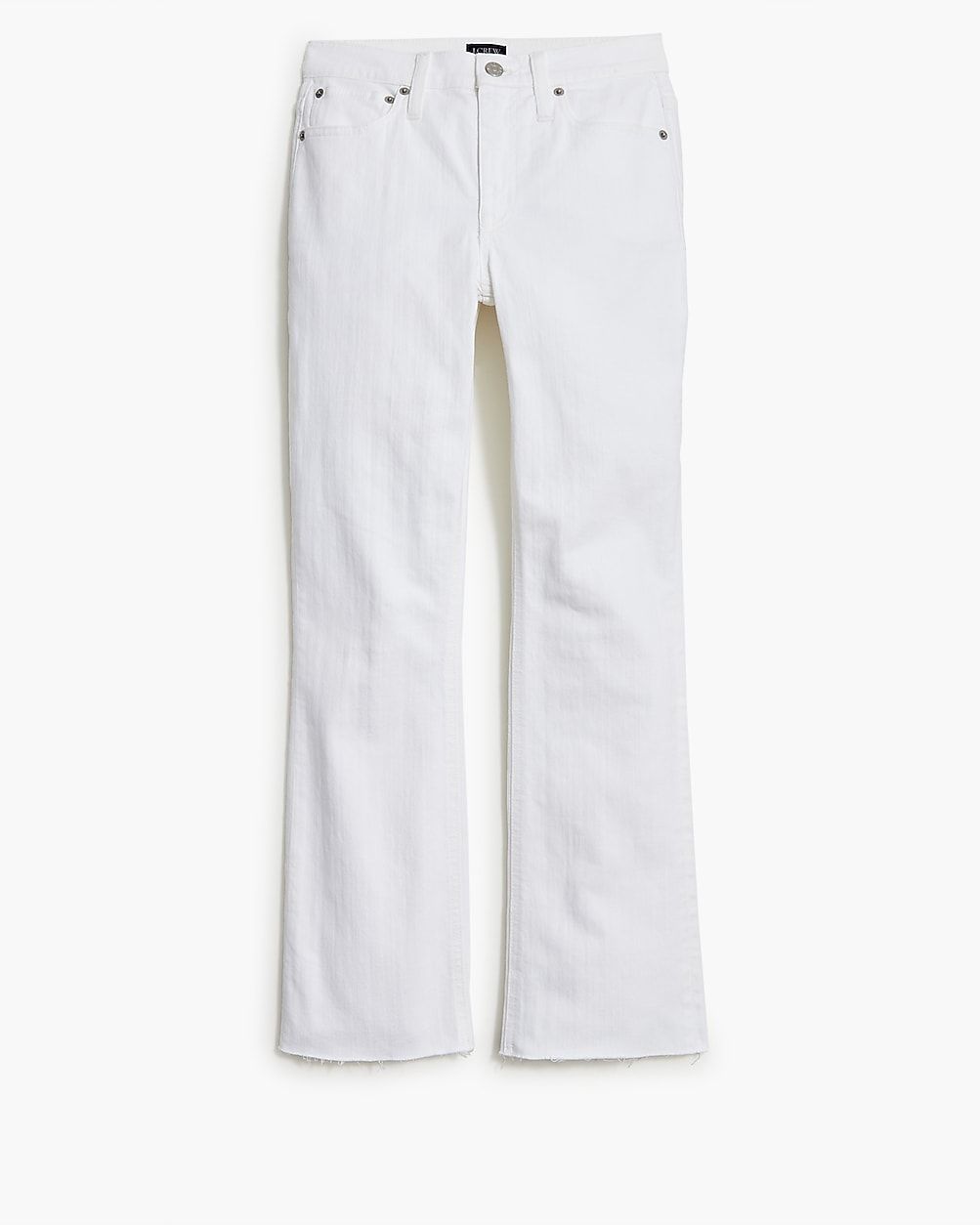 Petite flare crop jean in signature stretch | J.Crew Factory