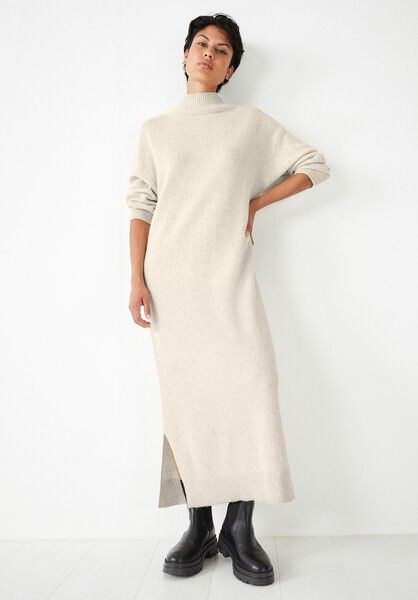 Cate Knitted Wool Midi Dress | Hush Homewear (UK)