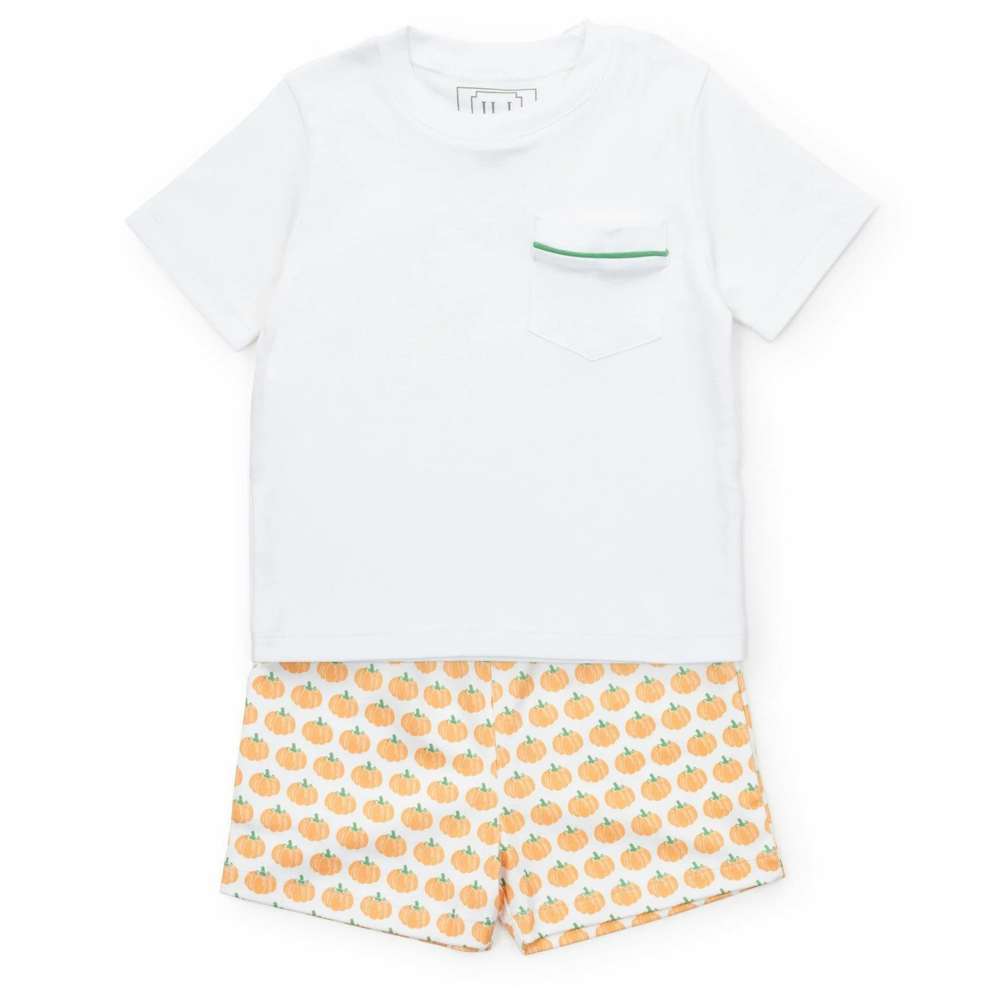 Walker Boys' Short Set - Harvest Pumpkin | Maisonette