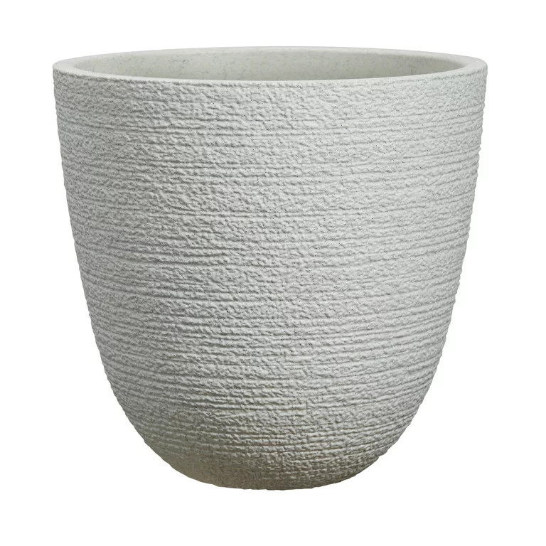 Better Homes and Gardens Samuel 15in White Resin Planter | Walmart (US)