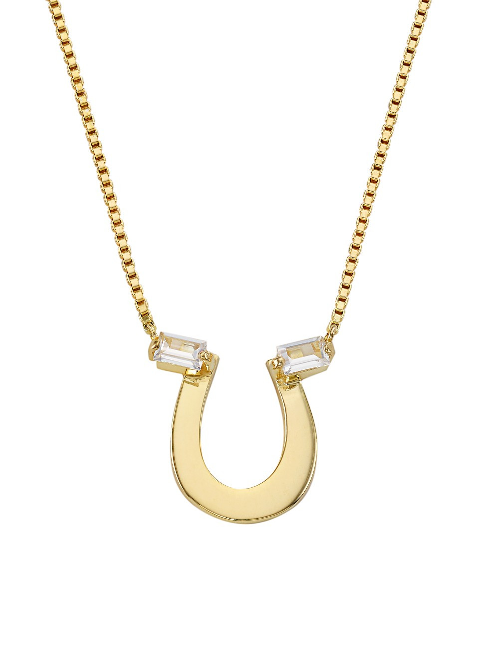 Women's Maverick 14K Gold-Vermeil, Gold-Plated & White Sapphire Pendant Necklace - Gold Vermeil | Saks Fifth Avenue