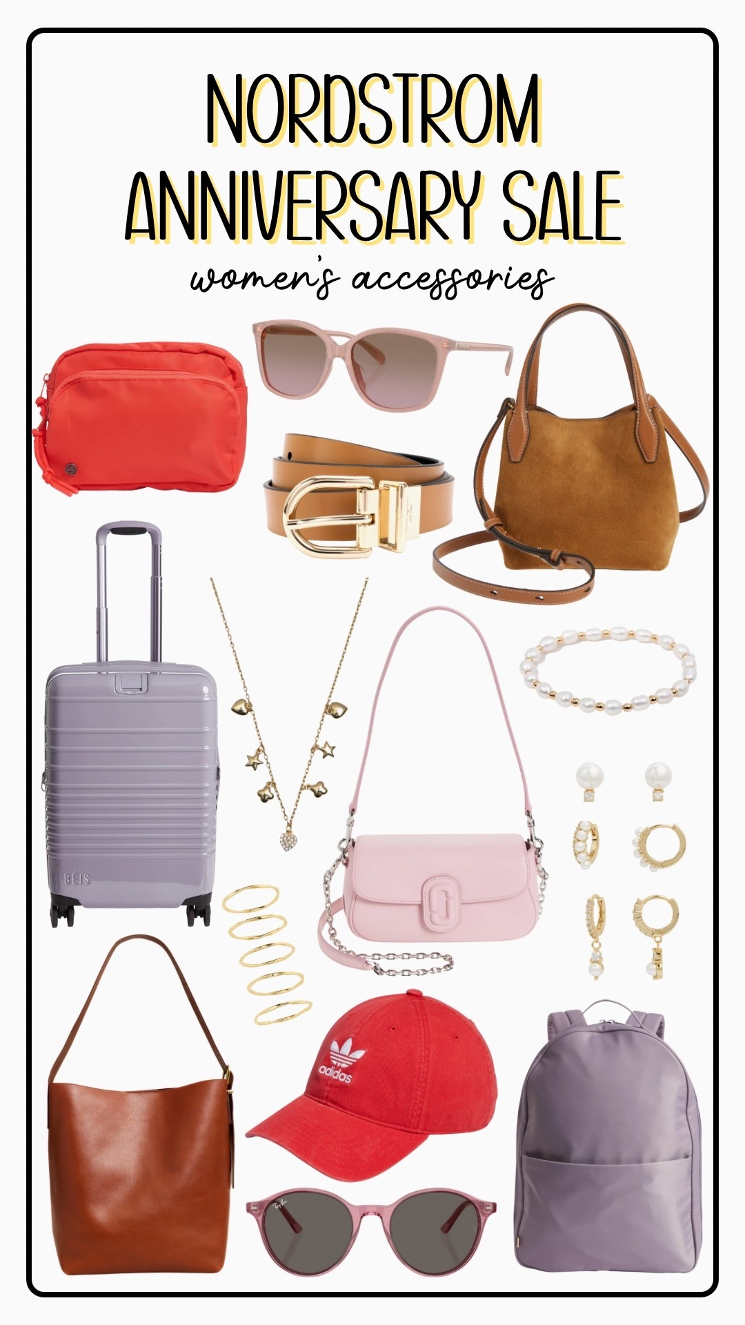 The Nordstrom Anniversary Sale starts this week and we’ve been looking through every single page to find all the best deals in each category! 

These are our top women’s accessory picks! 


Nordstrom sale, anniversary sale, women’s fashion, purse, jewelry, luggage, belt, sunglasses, millennial mom fashion 

#LTKSaleAlert #LTKItBag