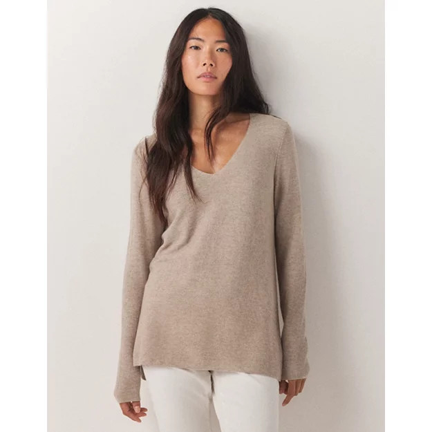 Button Back Jumper with Cashmere | The White Company (UK)