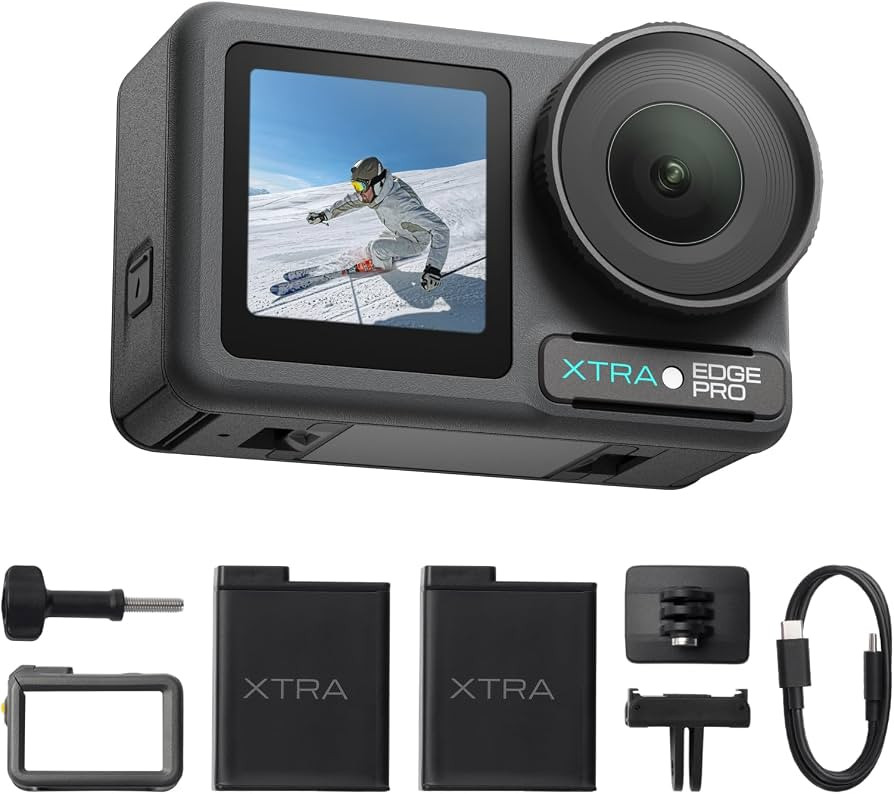 Pro Dual Battery Bundle - 1/1.3" Sensor, 65ft Waterproof, 216-Min Battery, 4K/120fps Night Video,... | Amazon (US)