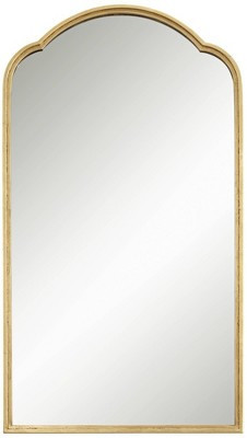 Uttermost Arch Top Rectangular Vanity Decorative Wall Mirror Modern Metallic Gold Iron Frame 24" Wide for Bathroom Bedroom House | Target