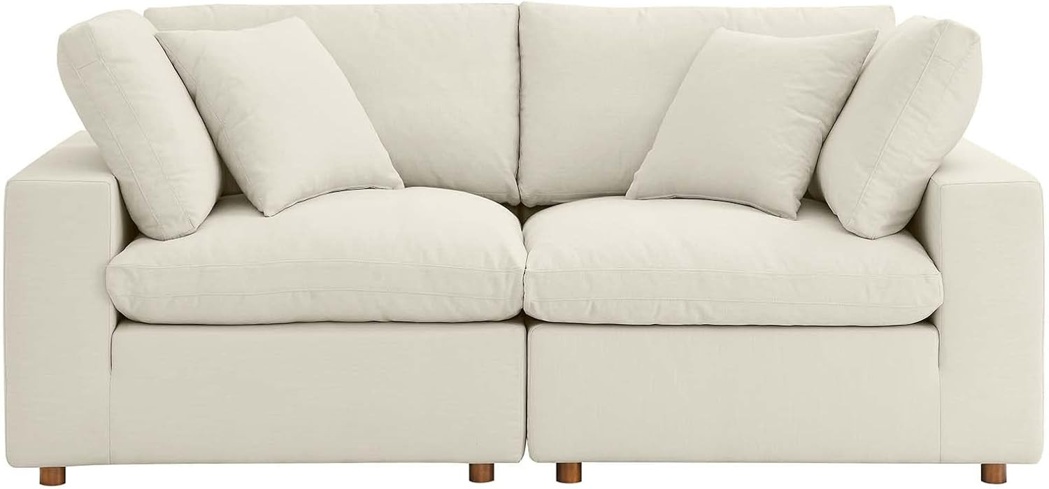 Modway Commix Down-Filled Overstuffed Upholstered Loveseat | Amazon (US)