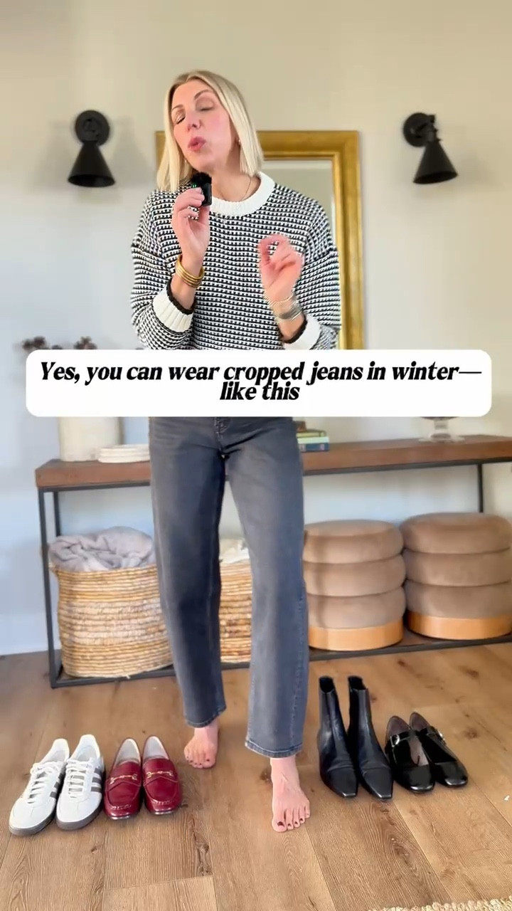 Here’s how to wear cropped bottoms in the winter!

#LTKSeasonal #LTKootd #LTKOver40