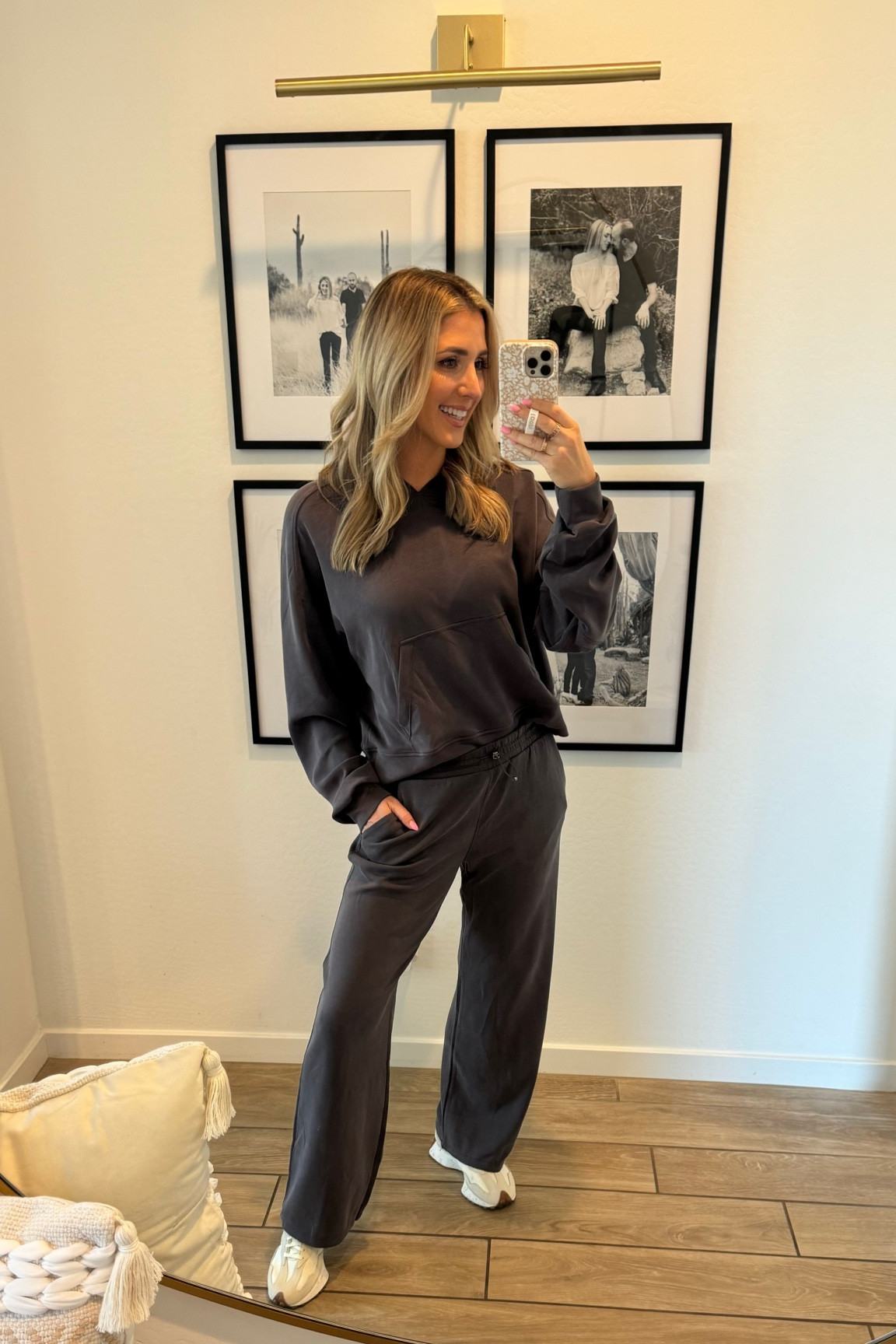 Lululemon Softstreme look for less! This material is to die for, it is so similar to the softstreme at a fraction of the cost. I’m wearing a medium top (I like a little extra room) and a small bottom. Sneakers are true to size   

#LTKStyleTip #LTKFitness #LTKFindsUnder50