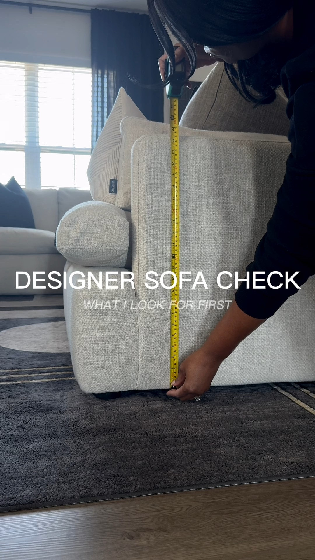 Before I ever recommend a sofa to a client, I like to check a few things but here are my top three… and it’s not the color.

Seat depth determines comfort.
Arm height affects how heavy a room feels.
Cushion fill tells you how the sofa will age.

A lot of sofas look beautiful online but feel completely different in a real home after a few months.

I linked options that pass my “designer check” some affordable and a little on the pricey side. Just so you’re not guessing when you invest in one.

#LTKHome