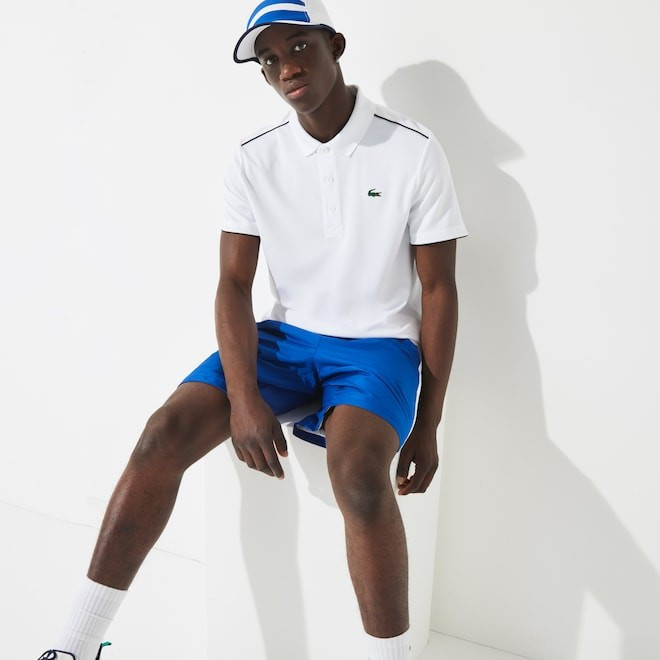 Men's SPORT Contrast Piping Breathable Piqué Polo | Lacoste (US)