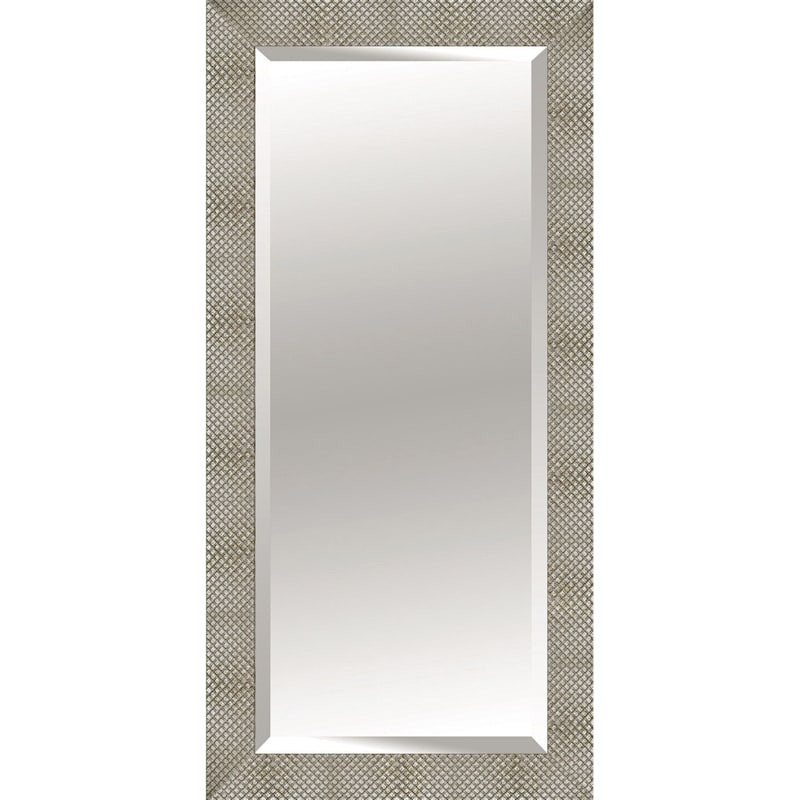 Solid Silver Wood Nest Leaner Mirror, 32x68 | At Home
