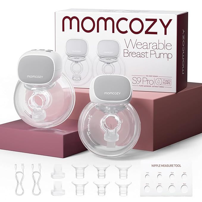 Momcozy Hands Free Breast Pump S9 Pro Updated, Wearable Breast Pump of Longest Battery Life & LED... | Amazon (US)