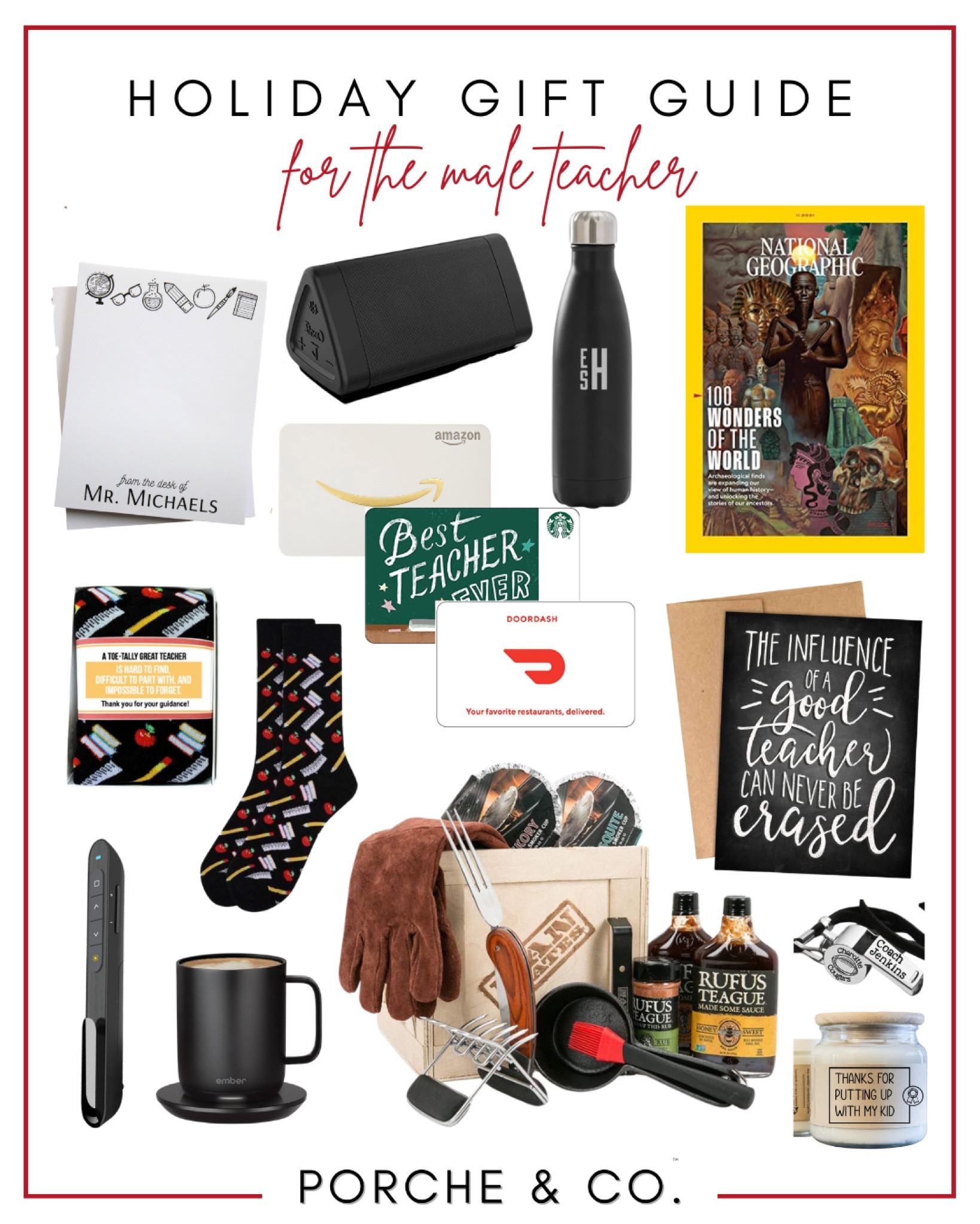 Teacher gift ideas, gifts for teachers, gift guide, male teachers, gift for male teachers, Amazon gifts, Etsy gifts #teachergifts #giftsforteacher #guyteachergifts 

#LTKSeasonal #LTKunder50 #LTKHoliday