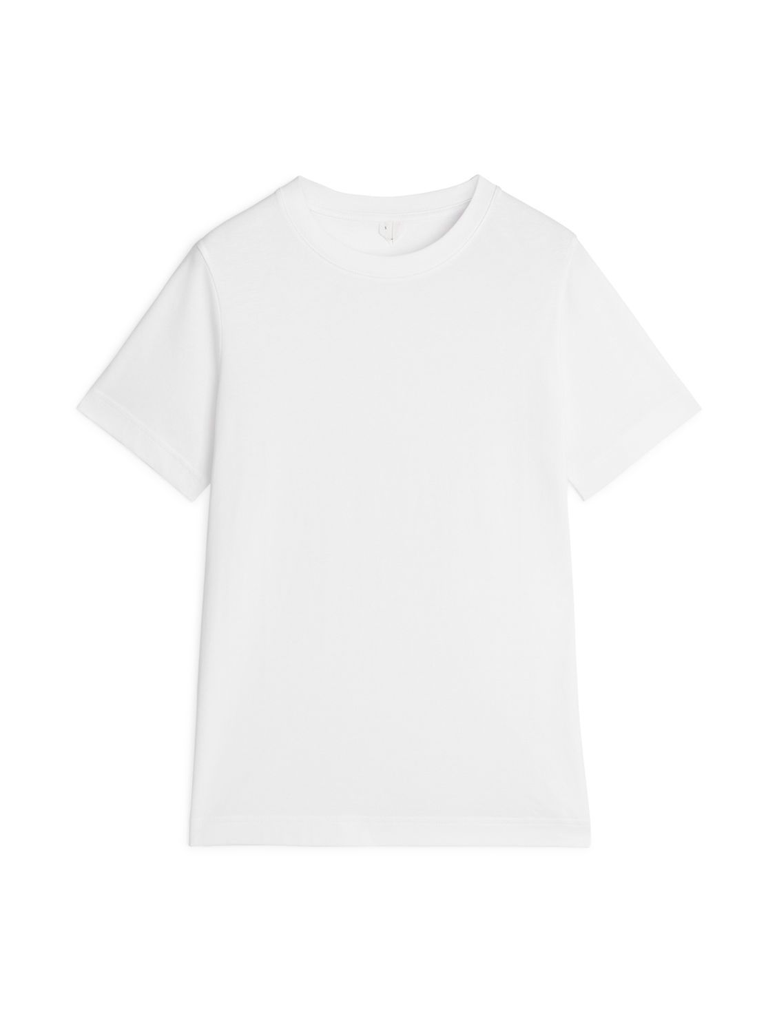 Crew-Neck T-shirt - White - Tops - ARKET GB | ARKET (US&UK)