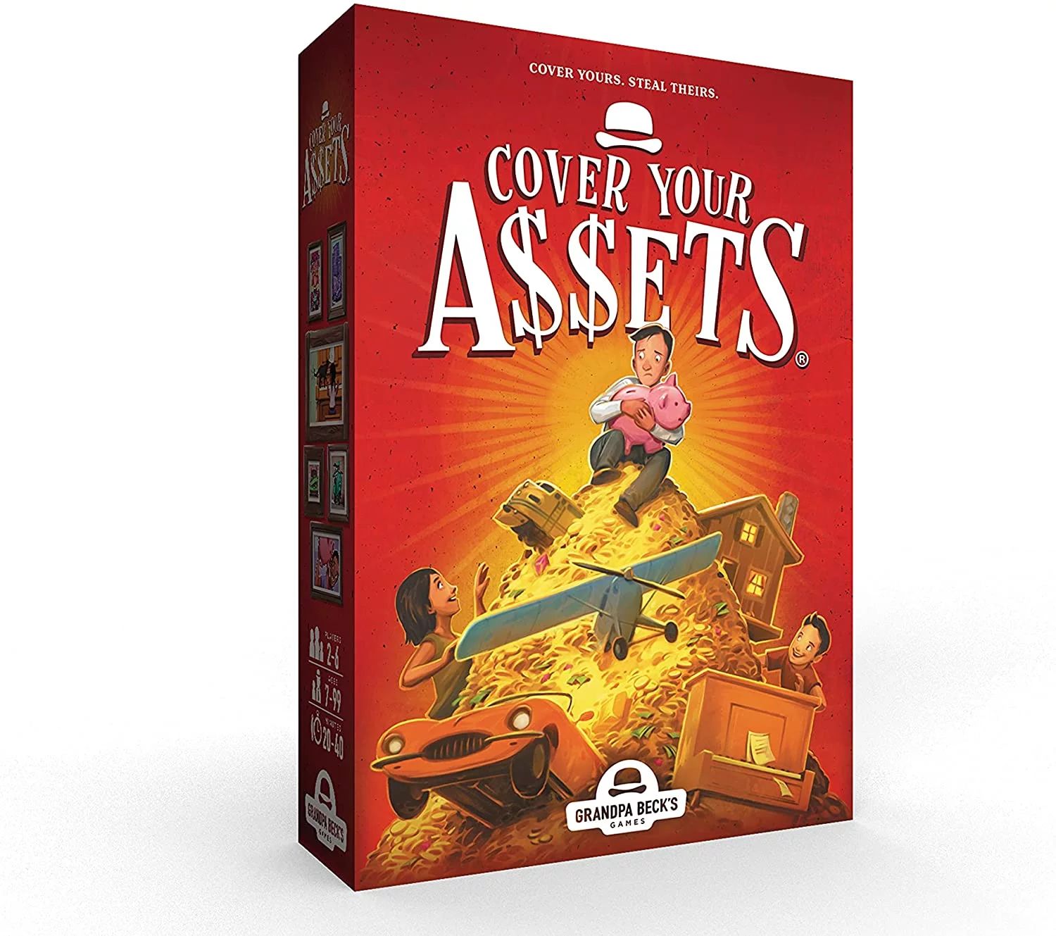 Cover Your Assets | Set Collecting Card Game | from the Creators of Skull King, Grandpa Becks Gam... | Walmart (US)