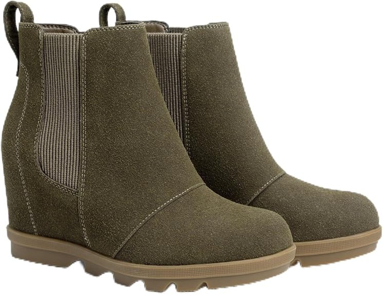Athlefit Women's Wedge Boots Comfortable Ankle Wedge Booties | Amazon (US)