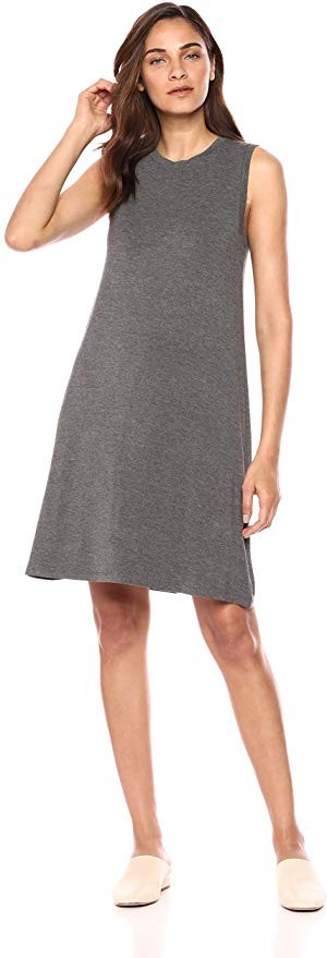 Amazon Brand - Daily Ritual Women's Jersey Muscle Swing Dress | Amazon (US)