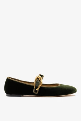Ines Pump Bosco Velvet | Larroude